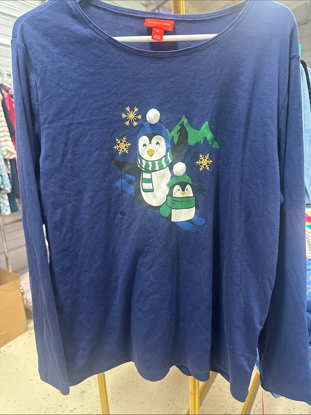 NWT HOLIDAY LANE, LONG SLEEVED SHIRT